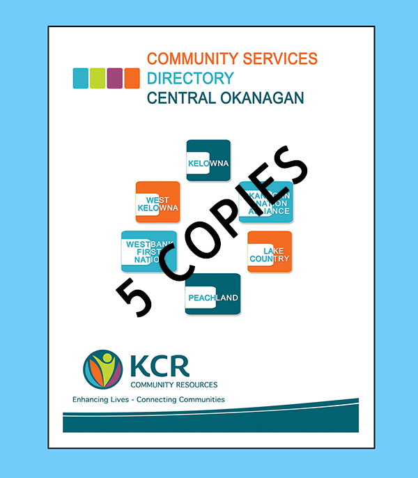 5 copies of the kcr directory of community resources kcr community directory of community services