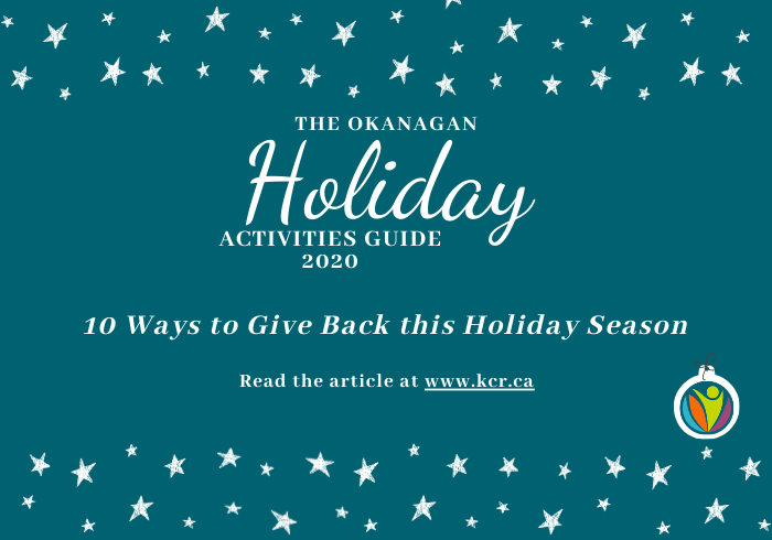Holiday Activities Guide 2020 - 10 ways to give back this holiday season