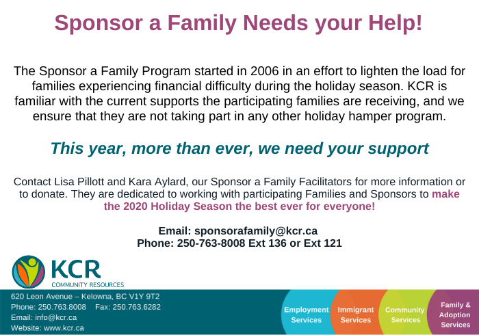 Sponsor a Family - Donation Program