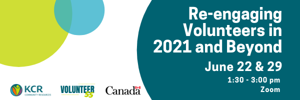 KCR Community Resources - Re-engaging Volunteers in 2021 and Beyond