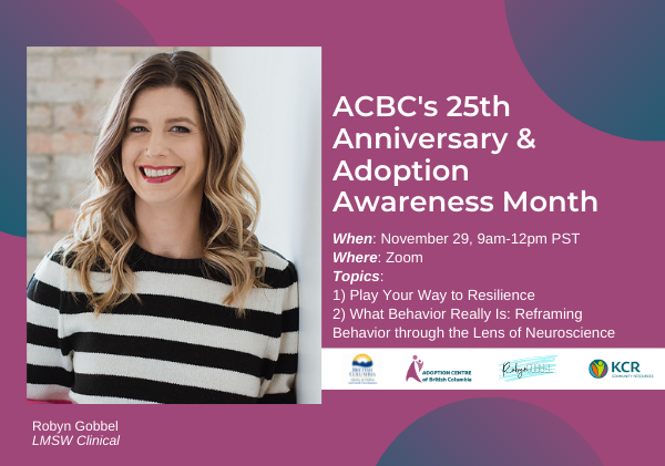 Adoption Centre of British Columbia - Presentation - Robyn Gobbel