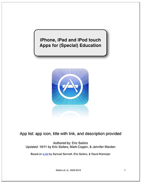 Apps for Special Education