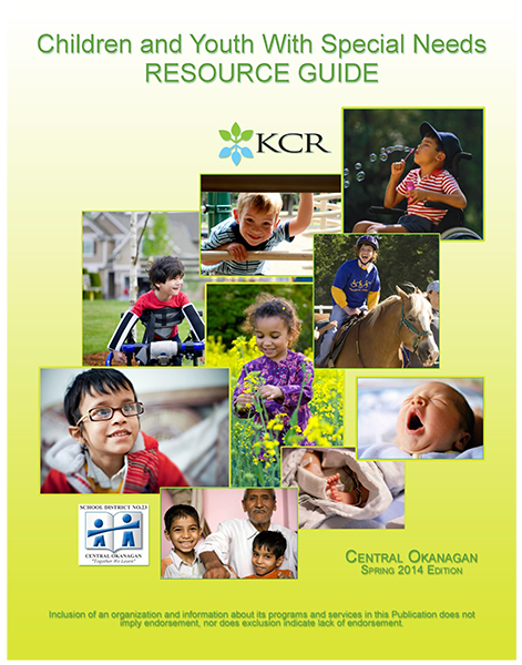 Children and Youth with Special Needs Resource Guide