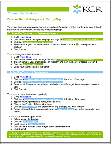 Database Update Guide