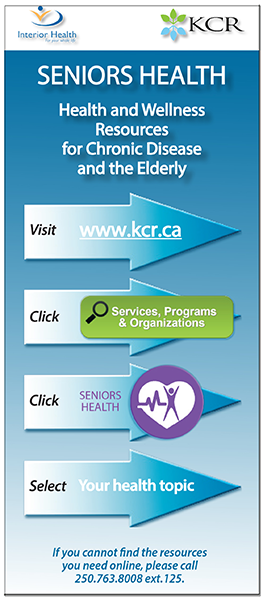 Seniors Health Rack Card