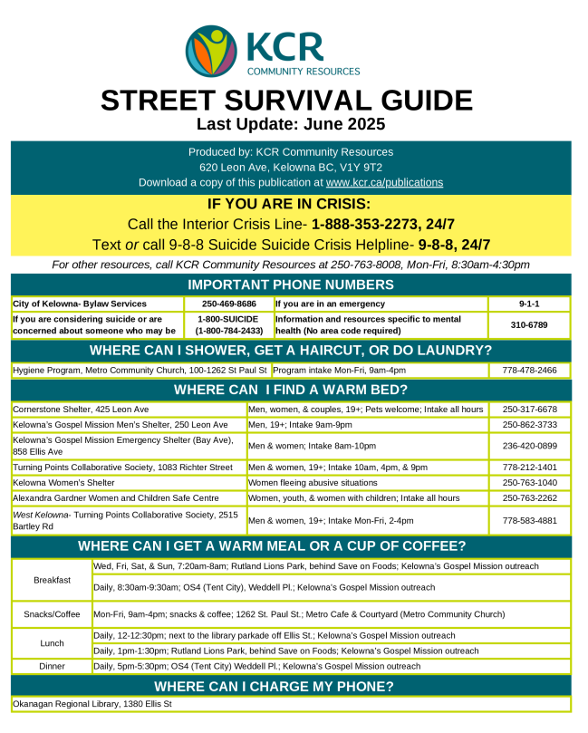 Street Survival Guide - June 2025