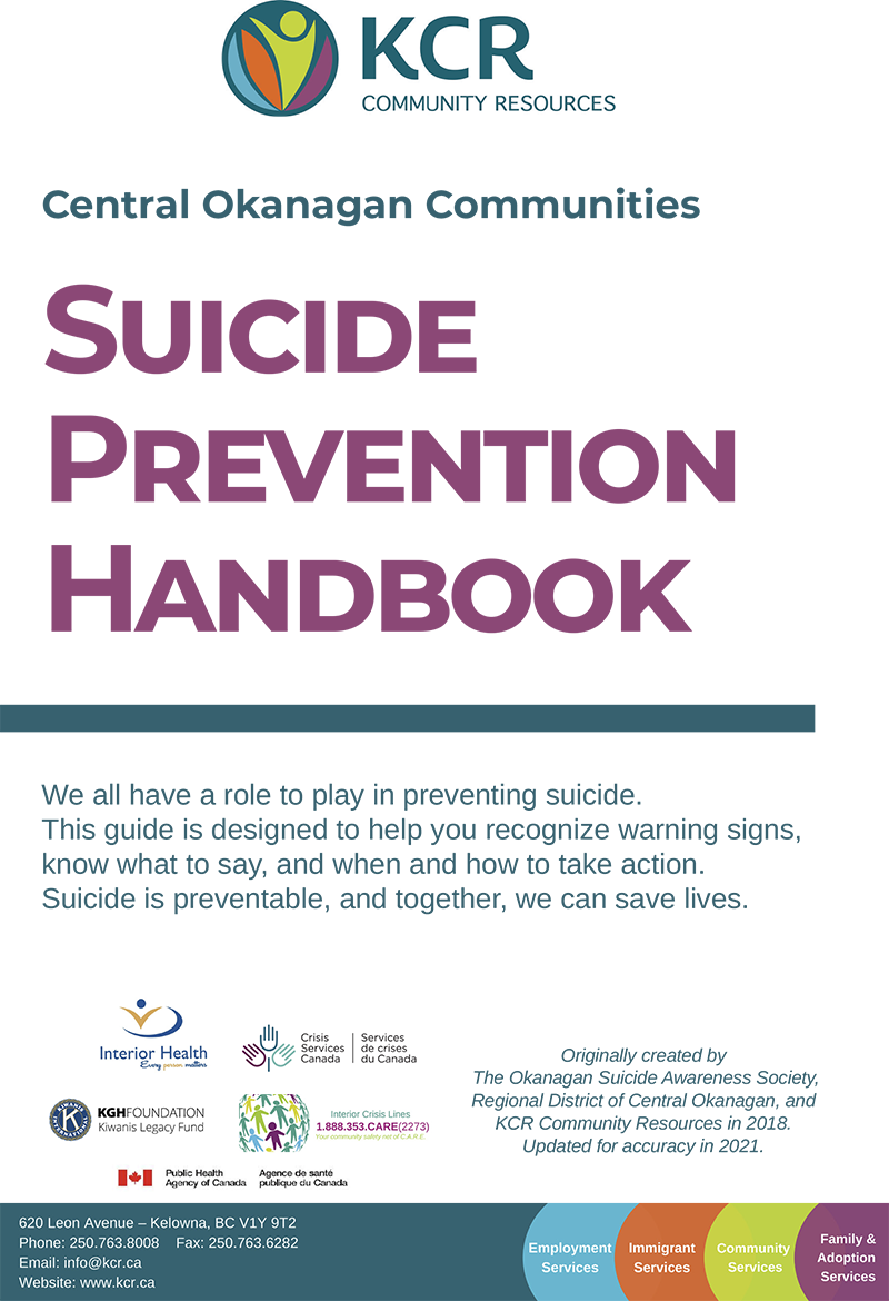 Suicide Prevention Handbook - September 2021